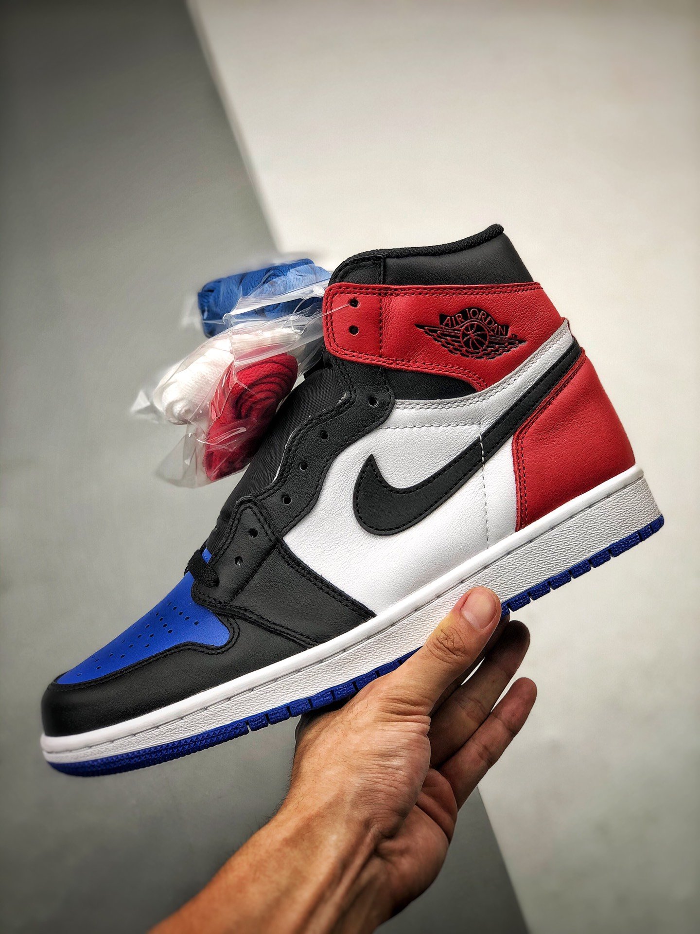 Original Quality Air Jordan 1 Retro High Og Bg Top 3 Black/Varsity Red-Varsity 9