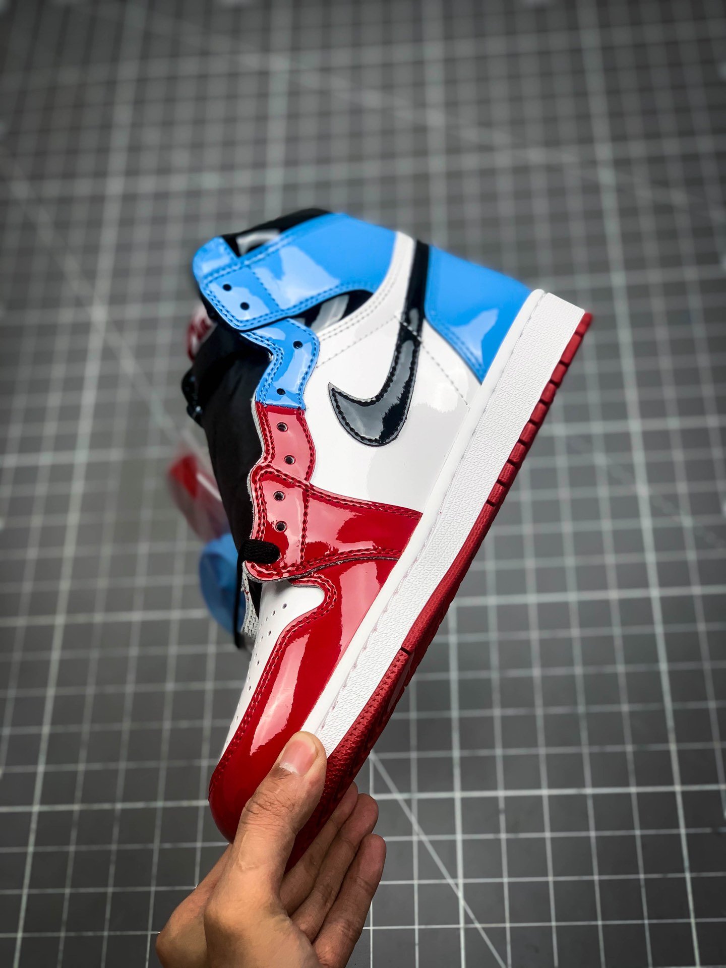 S2 Air Jordan 1 Retro Fearless Blue/White/Red 17