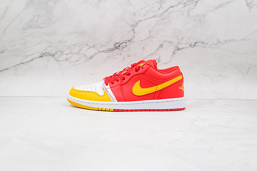 Air Jordan 1 Low Red/Yellow/White 5