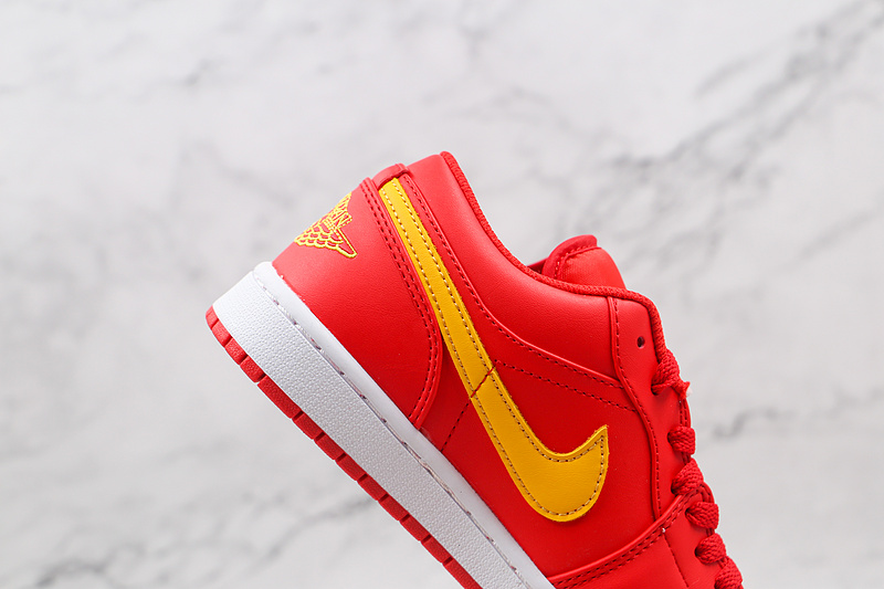 Air Jordan 1 Low Red/Yellow/White 11