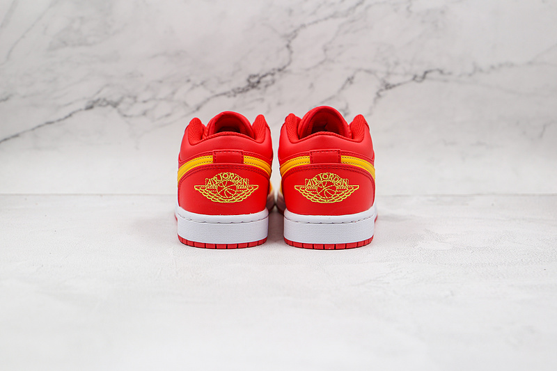 Air Jordan 1 Low Red/Yellow/White 13