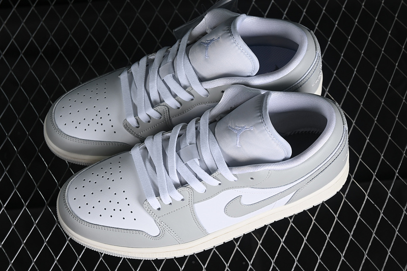 Air Jordan 1 Low White/Grey 3