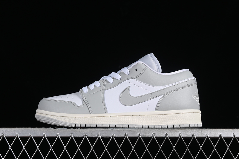 Air Jordan 1 Low White/Grey 27