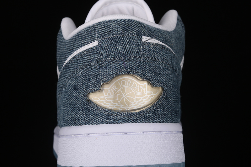 Air Jordan 1 Retro Low Denim White/White/Denim 7