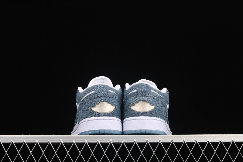 Air Jordan 1 Retro Low Denim White/White/Denim 27