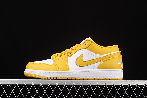 Air Jordan 1 Low White/White/Pollen 7