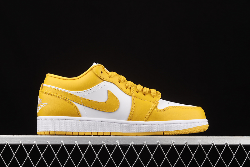 Air Jordan 1 Low White/White/Pollen 25