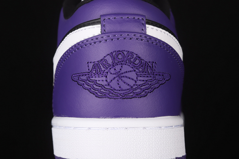 Air Jordan 1 Low Court Purple/Black/White 13