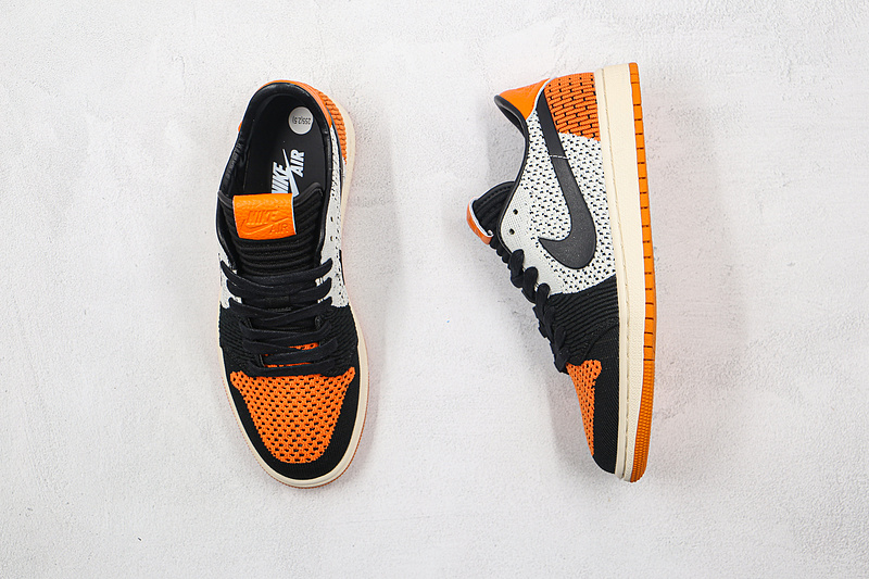 Air Jordan 1 Low Flyknit Shattered Backboard Sail/Black-Copper Flash 7