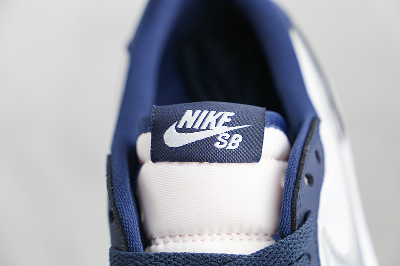 Eric Koston X Air Jordan 1 Low Sb Midnight Navy/White-Ember Glow-Metallic Silver 3