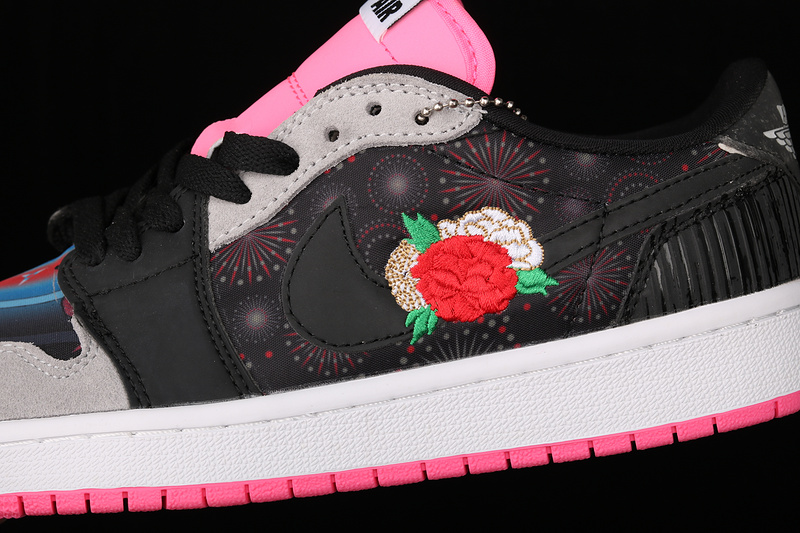 Air Jordan 1 Low Og Chinese New Year Black/White/Pink 27