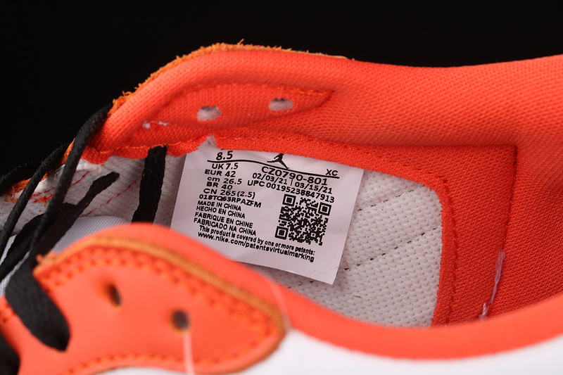 Air Jordan 1 Low Og Shattered Backboard Starfish/White/Black 23