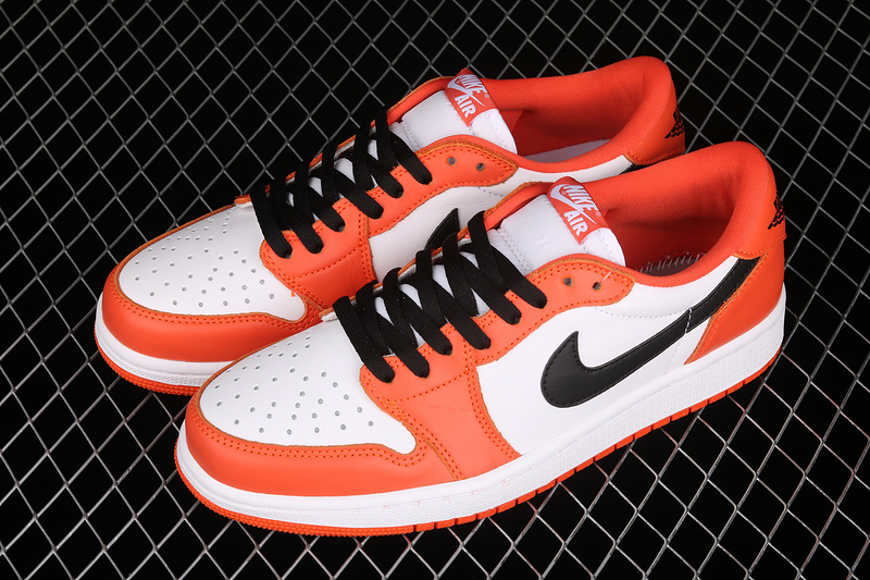 Air Jordan 1 Low Og Shattered Backboard Starfish/White/Black 31