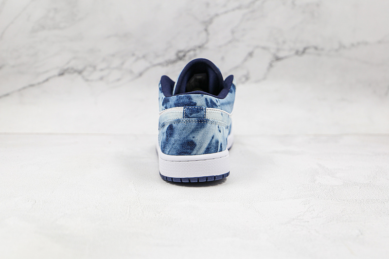 Air Jordan 1 Low Se Washed Blue/White/Blue 13