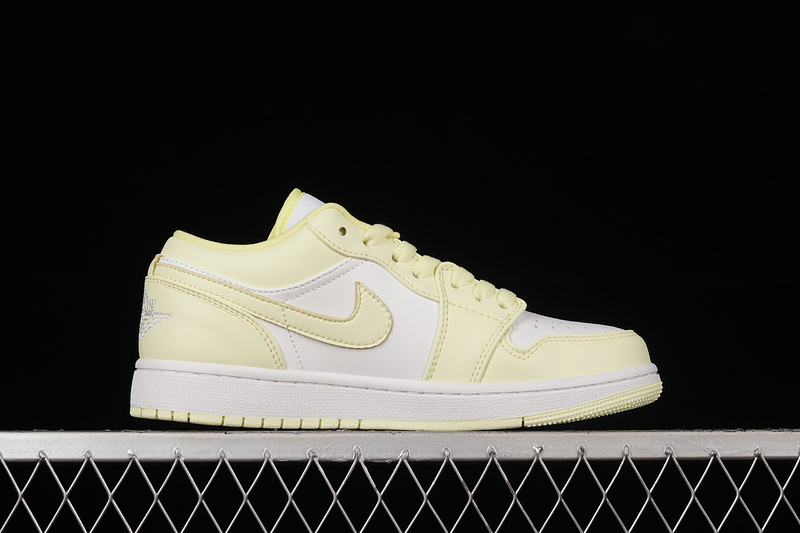 Air Jordan 1 Low Lemonade Pure Platinum/Citron Tint 23