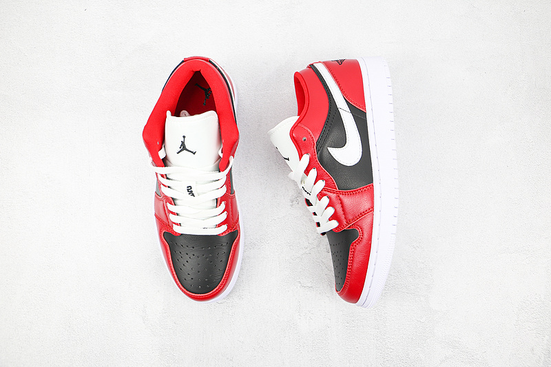 Air Jordan 1 Low Chicago Flip Gym Red/White/Black 3