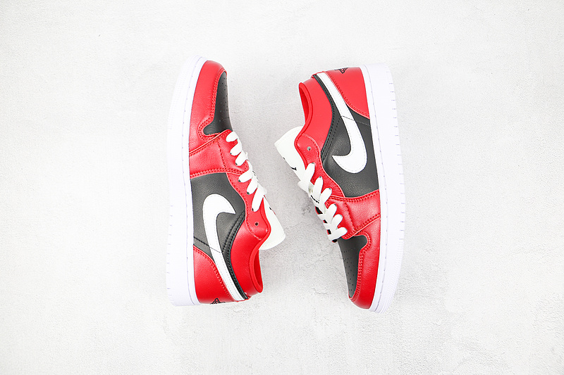 Air Jordan 1 Low Chicago Flip Gym Red/White/Black 13