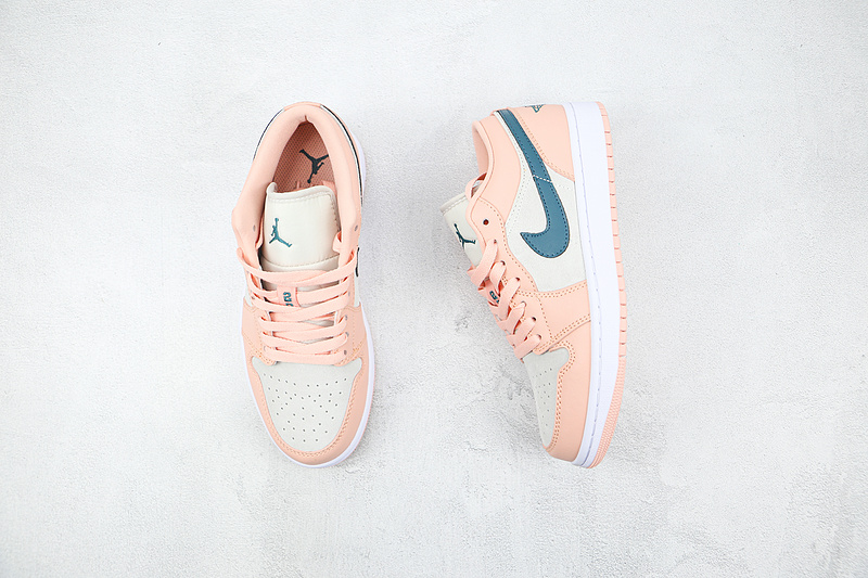 Air Jordan 1 Low Arctic Pink/Grey/Green 5