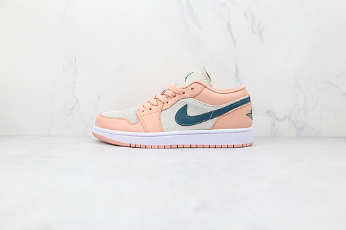 Air Jordan 1 Low Arctic Pink/Grey/Green 7