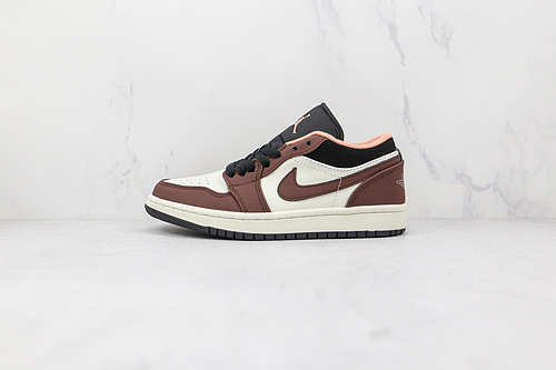 Air Jordan 1 Low Mocha Brown/White-Black 9