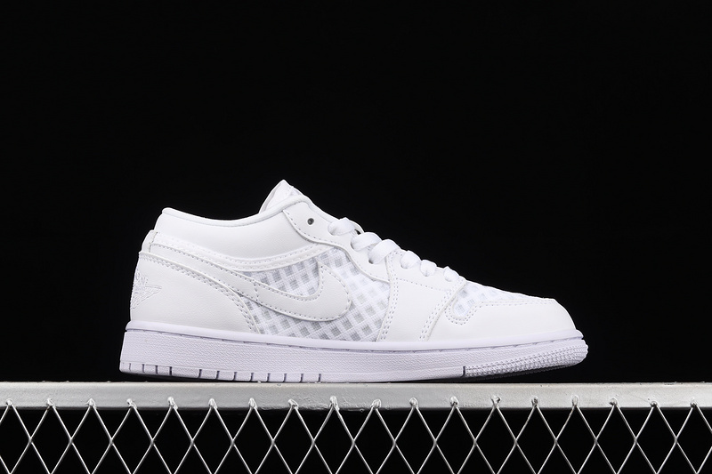 Air Jordan 1 Low Breathe White/White/White 7