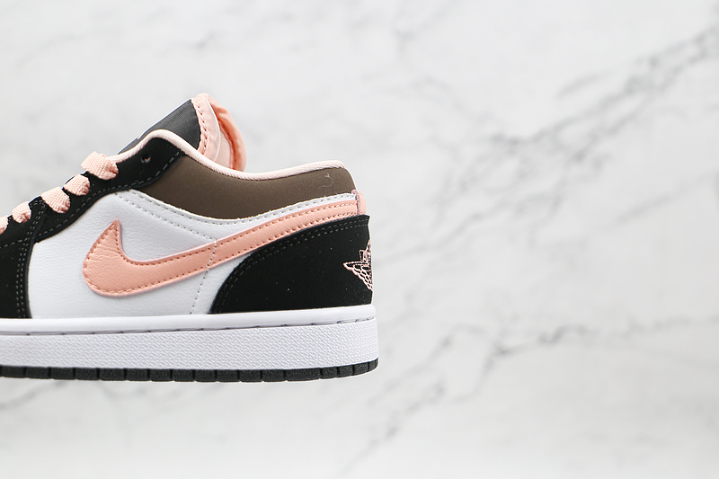 Air Jordan 1 Mid Se Peach Mocha White/Apricot/Agate/Black 3