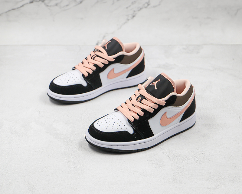 Air Jordan 1 Mid Se Peach Mocha White/Apricot/Agate/Black 5