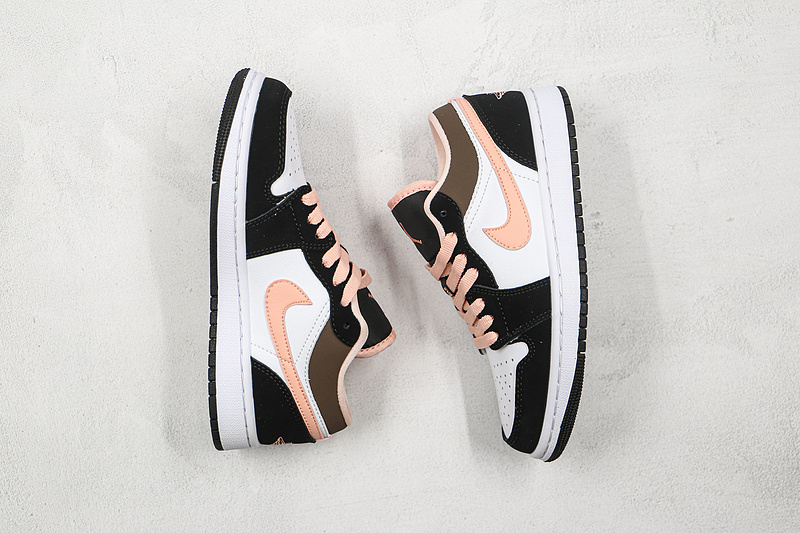 Air Jordan 1 Mid Se Peach Mocha White/Apricot/Agate/Black 15