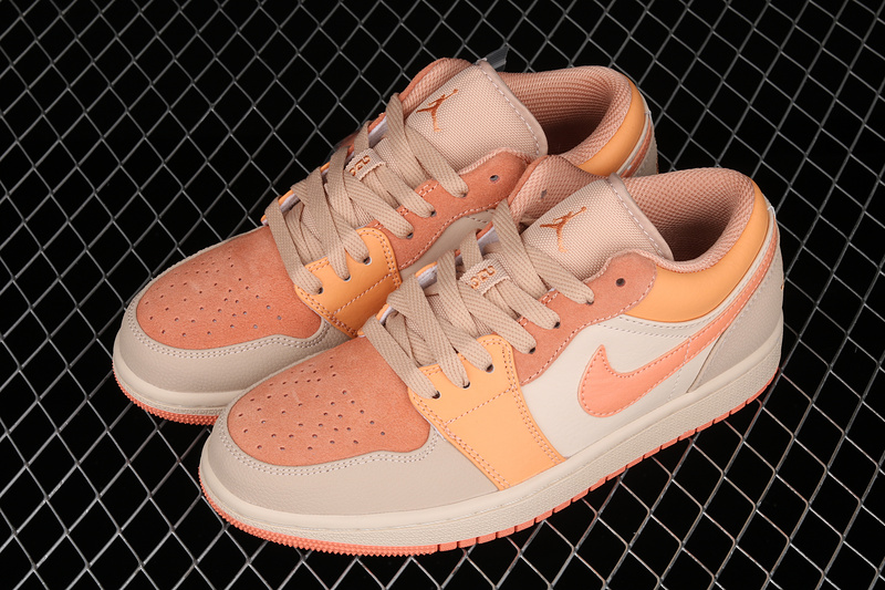 Air Jordan 1 Low Atomic Orange/Apricot Agate/White 27