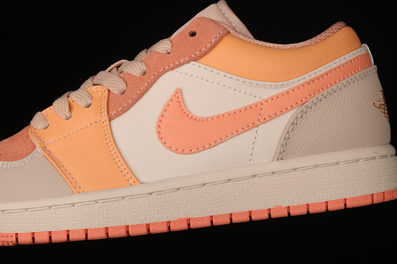 Air Jordan 1 Low Atomic Orange/Apricot Agate/White 29