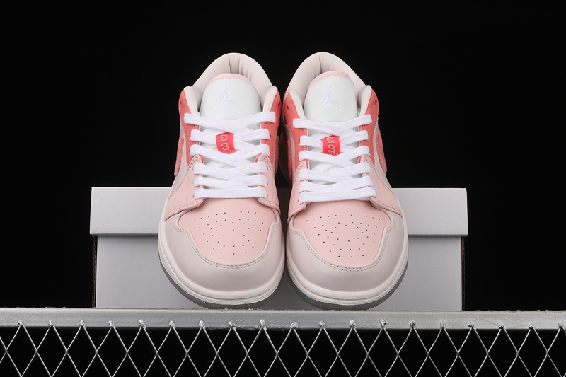 Air Jordan 1 Low Equality Valentines Light Pink/White 7