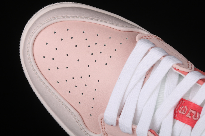 Air Jordan 1 Low Equality Valentines Light Pink/White 9