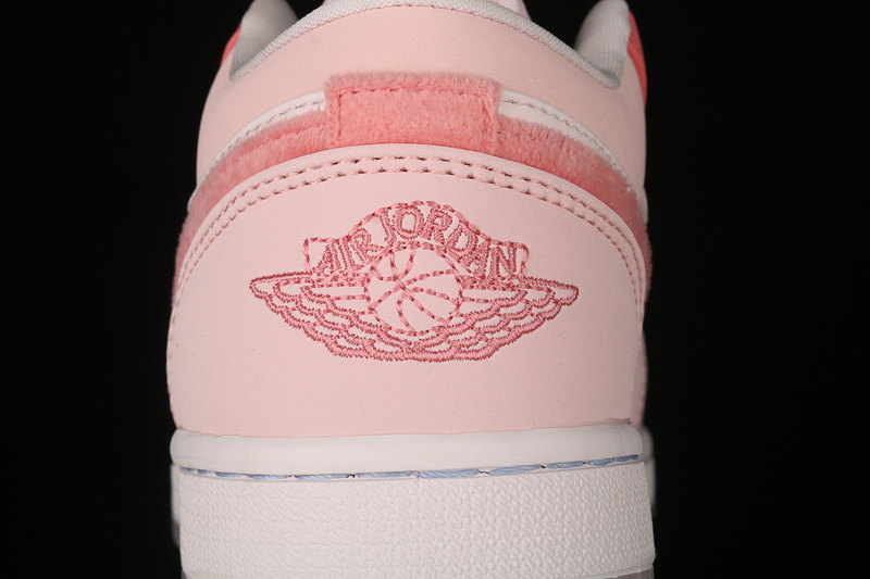 Air Jordan 1 Low Equality Valentines Light Pink/White 11