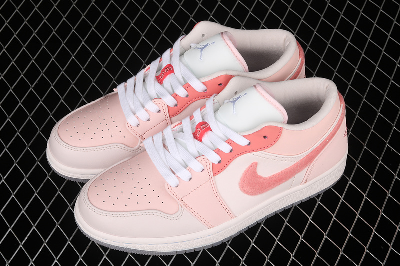 Air Jordan 1 Low Equality Valentines Light Pink/White 23