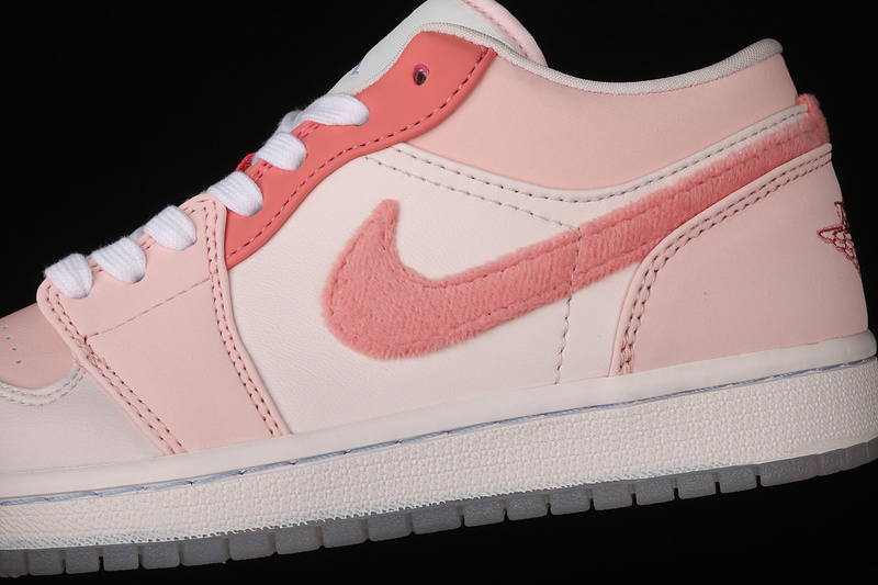 Air Jordan 1 Low Equality Valentines Light Pink/White 25