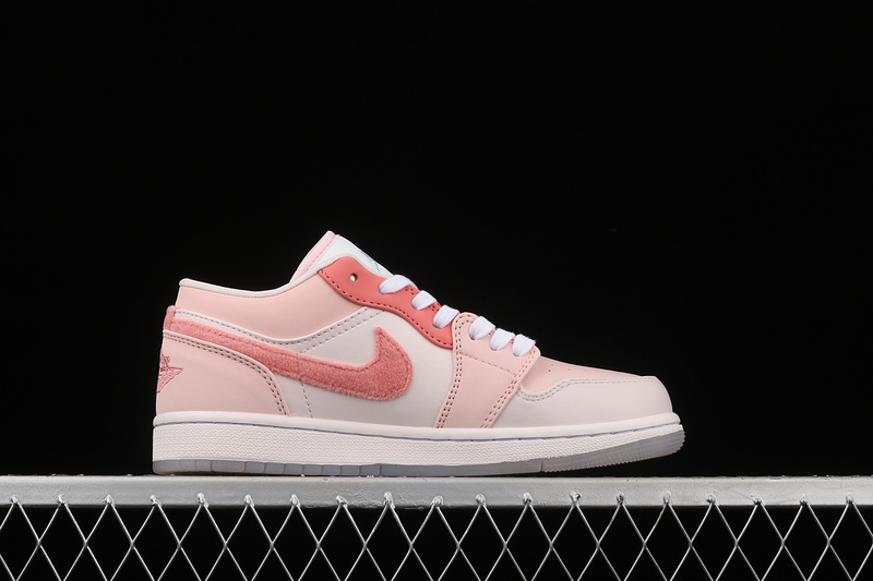 Air Jordan 1 Low Equality Valentines Light Pink/White 31