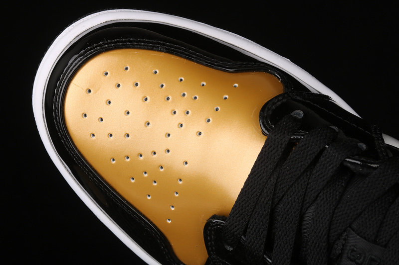 Air Jordan 1 Low Gold Toe Metallic Gold/White-Black 27