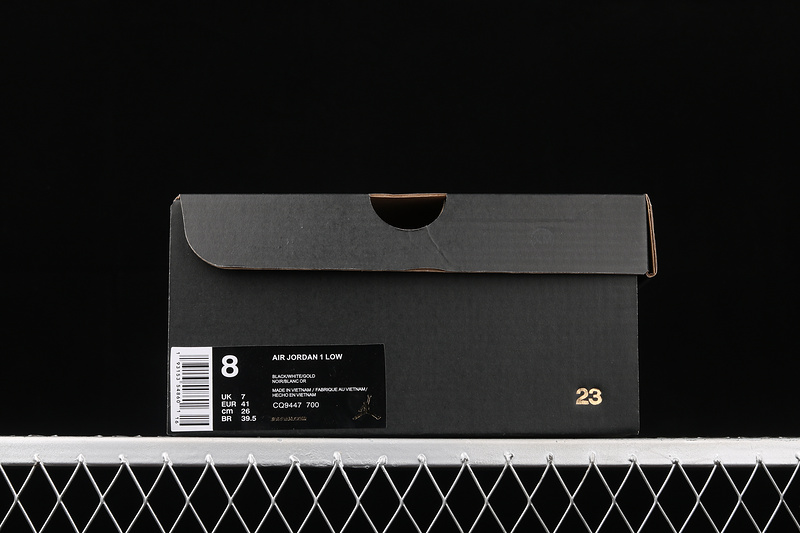 Air Jordan 1 Low Gold Toe Metallic Gold/White-Black 31