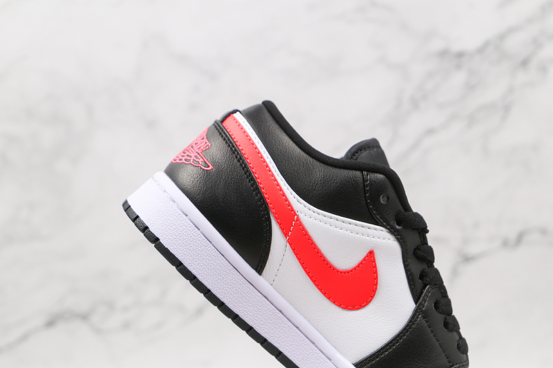 Air Jordan 1 Low Black/Siren Red/White 11