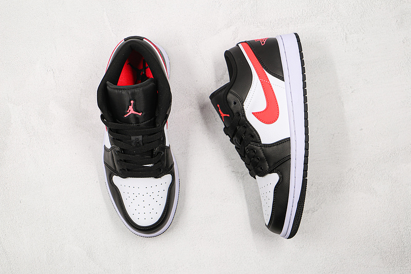 Air Jordan 1 Low Black/Siren Red/White 19