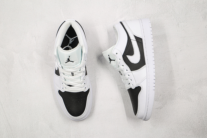 Air Jordan 1 Low Panda White/White/Black 3