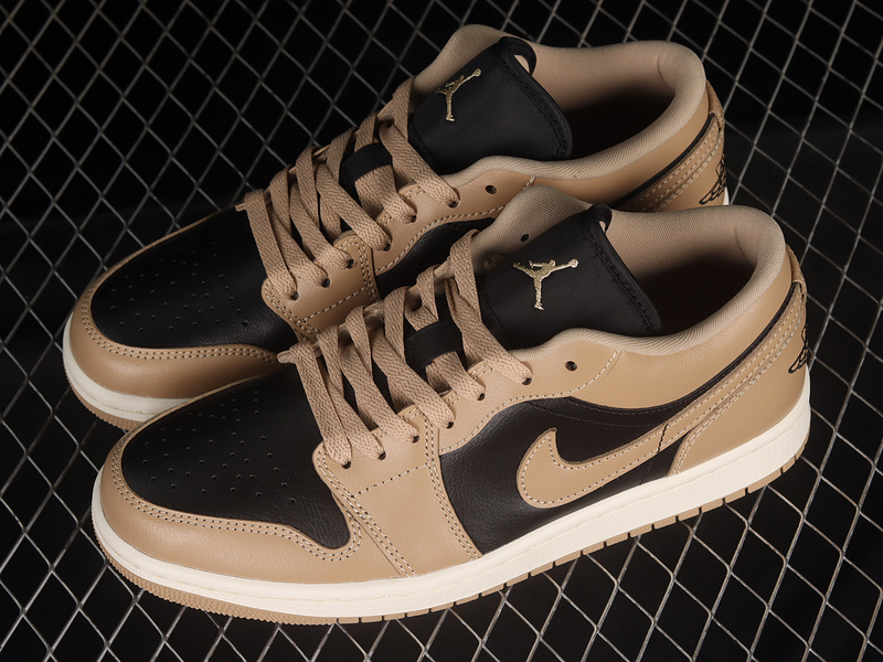 Air Jordan 1 Low Desert/Black/Sail 7