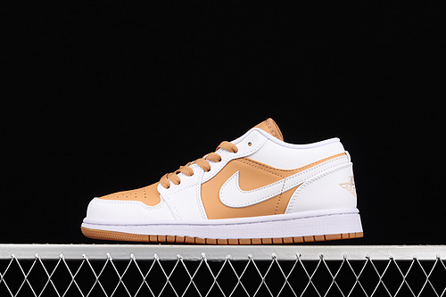 Air Jordan 1 Low White/Tan/Gum 3