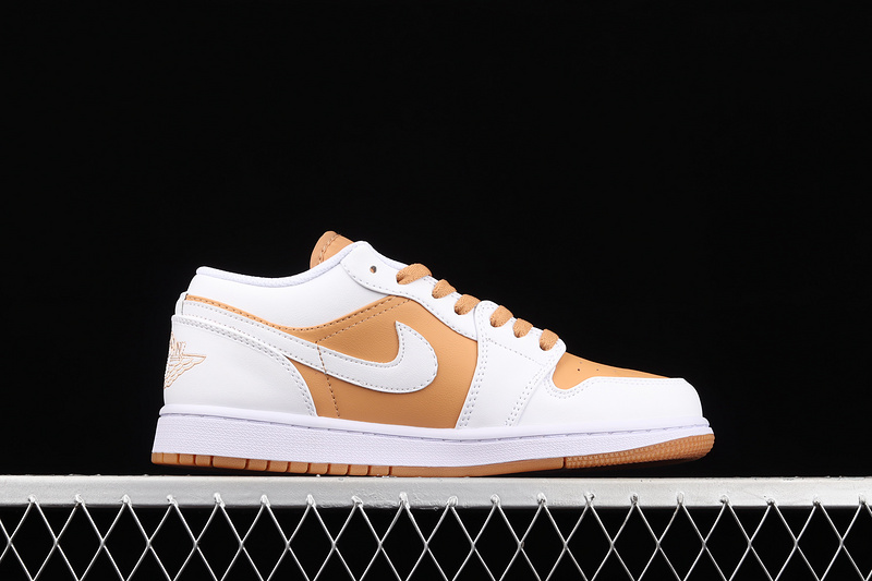 Air Jordan 1 Low White/Tan/Gum 25