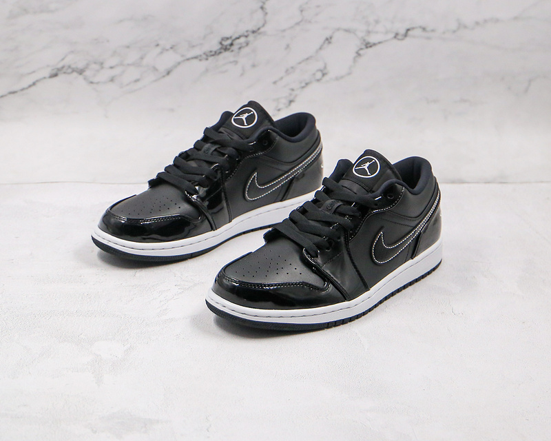 Air Jordan 1 Low All Star 2021 Black/Black/White 7