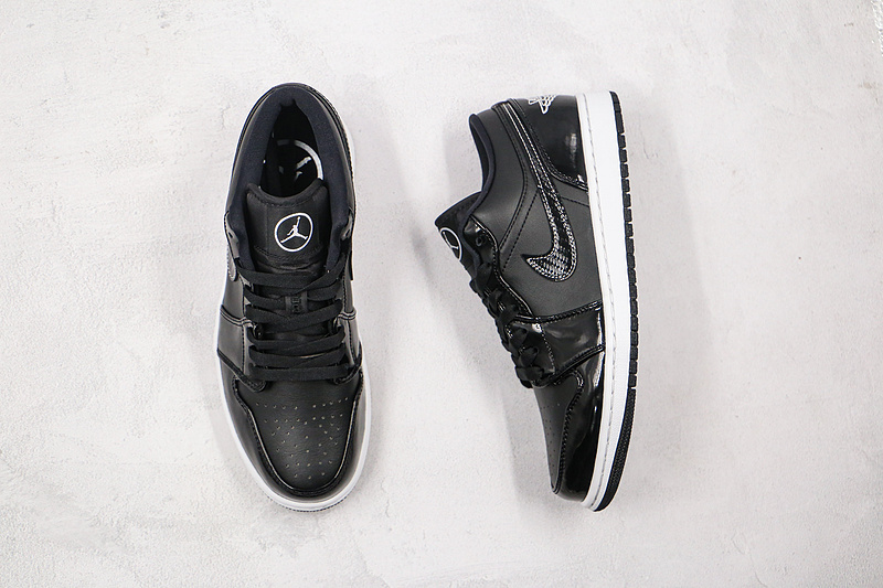 Air Jordan 1 Low All Star 2021 Black/Black/White 9