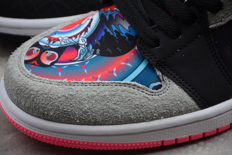 Air Jordan 1 Low Chinese New Year Black/Grey-Multi 31