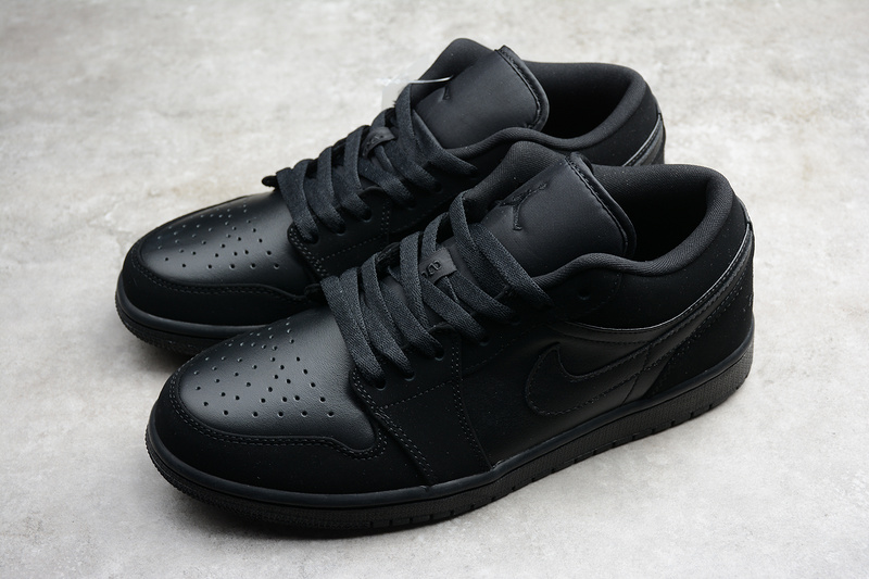 Gz Air Jordan 1 Retro Low Black/Black/Black 11