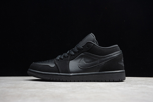 Gz Air Jordan 1 Retro Low Black/Black/Black 27