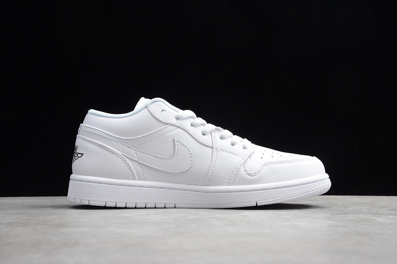 Gz Air Jordan 1 Low Gs White/Black 5